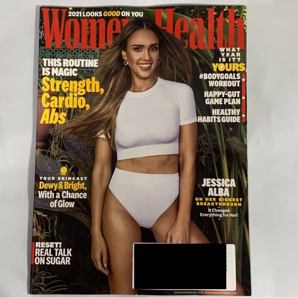 Womens Health Magazine January February 2021 Jessica Alba Strength Cardio Abs